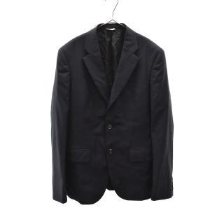 コムデギャルソン(COMME des GARCONS)のCOMME des GARCONS HOMME DEUX コムデギャルソン オムドゥ 21AW ストライプ シングルテーラードジャケット ネイビー DH-J001(テーラードジャケット)