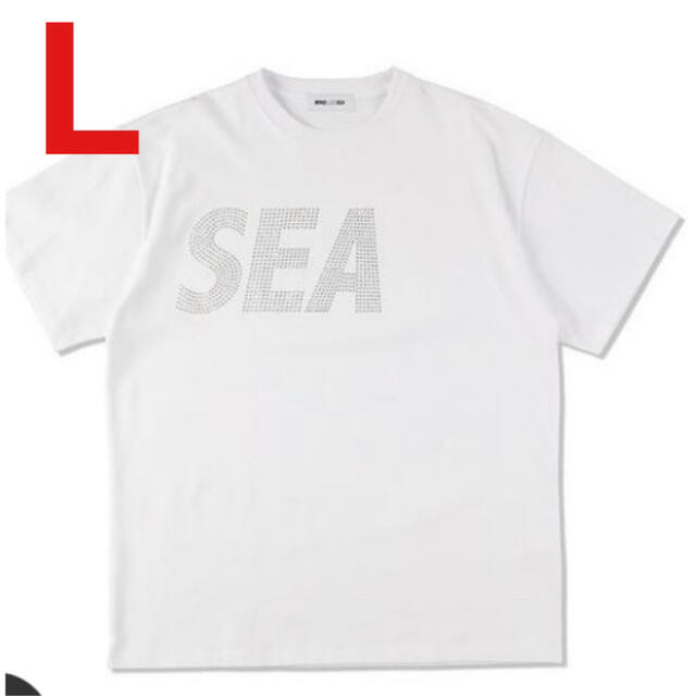 whiteサイズWIND AND SEA (RHINE STONE) S/S T-SHIRT