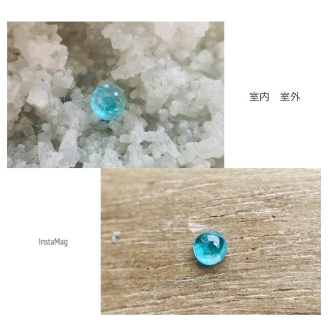 R0804-1)『バターリャ産』パライバトルマリン ルース 0.041ct ☆新春