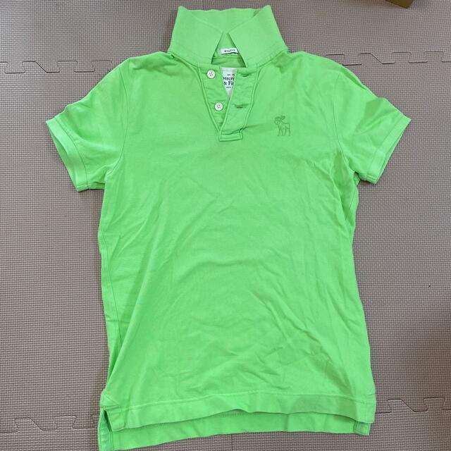 Abercrombie&Fitch(アバクロンビーアンドフィッチ)のアバクロ/グリーンポロシャツ メンズのトップス(ポロシャツ)の商品写真