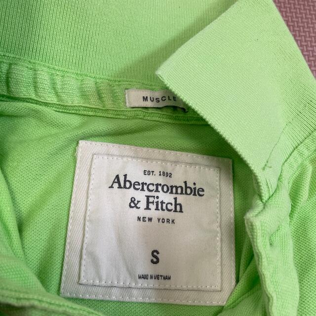 Abercrombie&Fitch(アバクロンビーアンドフィッチ)のアバクロ/グリーンポロシャツ メンズのトップス(ポロシャツ)の商品写真