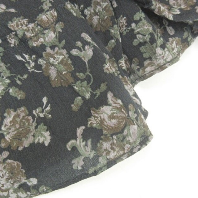 Denim & Supply Ralph Lauren(デニムアンドサプライラルフローレン)のデニム&サプライ ラルフローレン フレア 花柄 スカート ロング XS 黒 レディースのスカート(ロングスカート)の商品写真