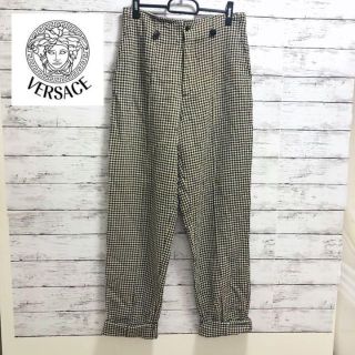 希少 GIANNI VERSACE Metal Plate Slacks