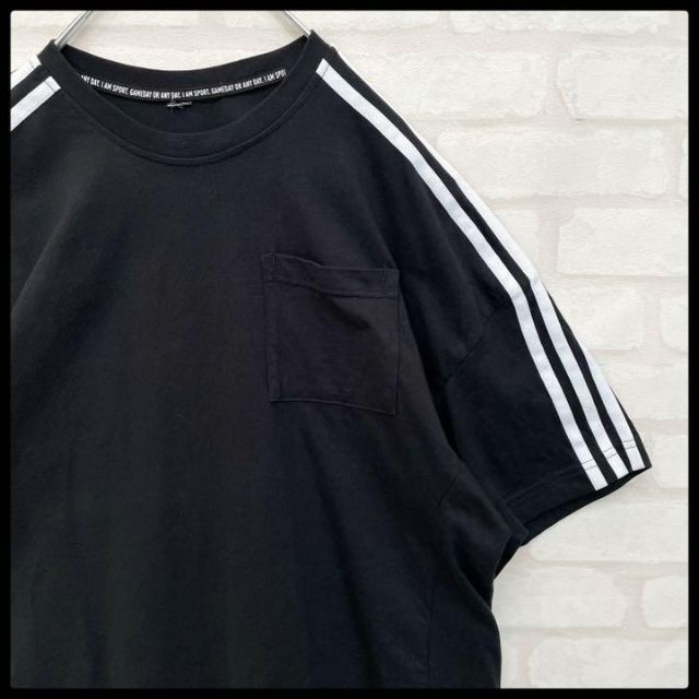 adidas(アディダス)の【大人気】adidasアディダス パフォーマンス スリーストライプス Tシャツ メンズのトップス(Tシャツ/カットソー(半袖/袖なし))の商品写真