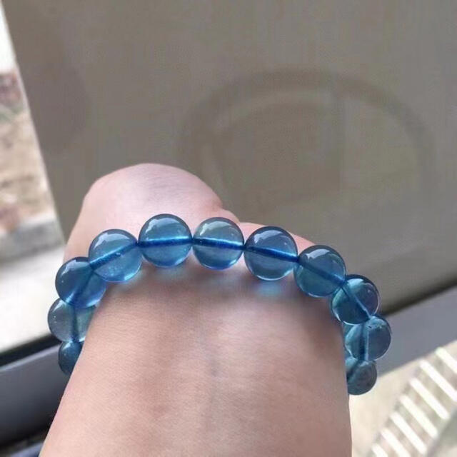 ⭐︎【天然】アクアマリン ブレスレット 10.5mm$ | tubosoliveira.com.br