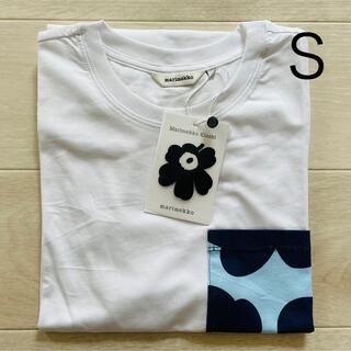 マリメッコ(marimekko)の《新品未使用》 マリメッコ marimekko Tシャツ    ブルー S(Tシャツ(半袖/袖なし))