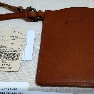 ゲンテン(genten)の在庫一掃セール☆新品未使用！genten ゲンテン 定期入れ(名刺入れ/定期入れ)