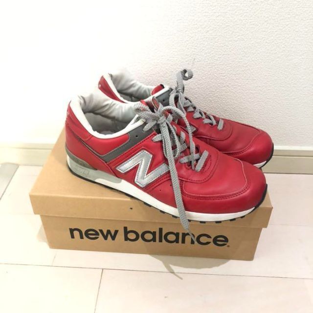 new balance◆ニューバランス　M576 RED 25.5㎝　レザー