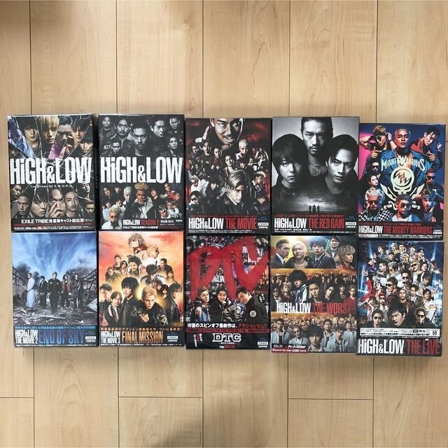 HiGHLOW ハイアンドロー Blu-ray BOX セット 【超特価】 23472円 DVD▼DTC 湯けむり純情篇 from HiGH&LOW▽レンタル落ち