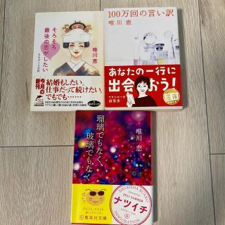 瑠璃でもなく、玻璃でもなく・そろそろ最後の恋がしたい・100万回の言い訳(文学/小説)