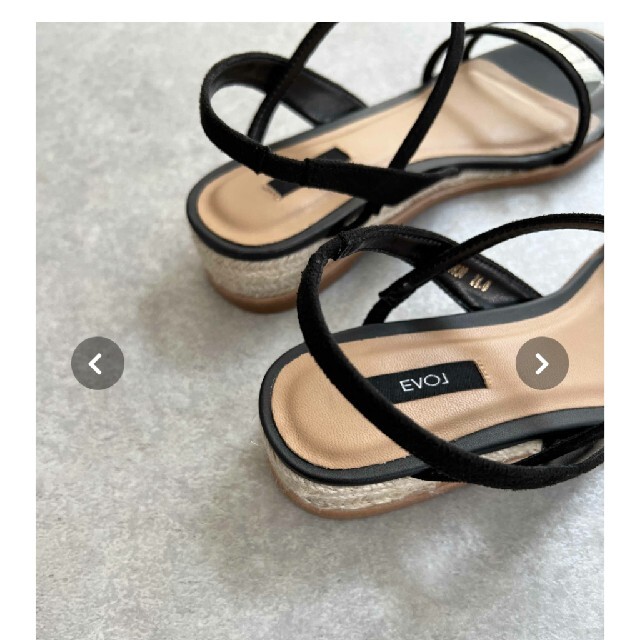 PICCIN(ピッチン)のジュート ウェッジ クリアサンダル レディースの靴/シューズ(サンダル)の商品写真