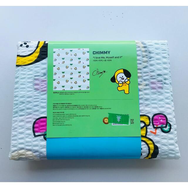 BT21(ビーティーイシビル)の【韓国のお土産】BT21 CHIMMY RIPPLE BLANKET インテリア/住まい/日用品の寝具(毛布)の商品写真