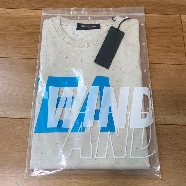 WIND AND SEA BIG LOGO Tシャツ M アイボリー