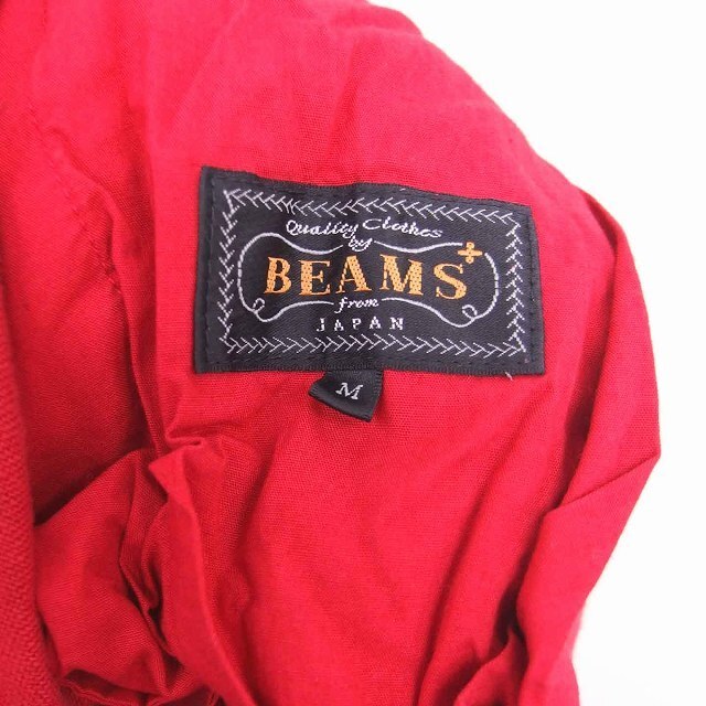 BEAMS PLUS(ビームスプラス)のビームスプラス BEAMS+ クロップド パンツ 腰紐 ジップフライ 麻 M 赤 メンズのパンツ(スラックス)の商品写真