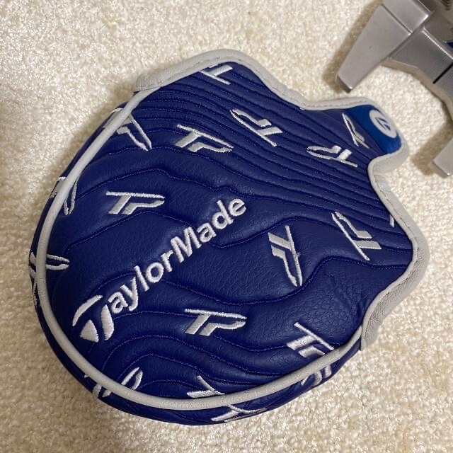 TaylorMade(テーラーメイド)のゴルフクラブトラスパターTRUSSよく入るマレットヒールシャフト美品ヘッドカバー スポーツ/アウトドアのゴルフ(クラブ)の商品写真