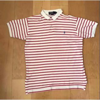 ポロラルフローレン(POLO RALPH LAUREN)のPolo RALPH LAUREN ポロラルフローレン ポロシャツ　赤白ポーダー(ポロシャツ)