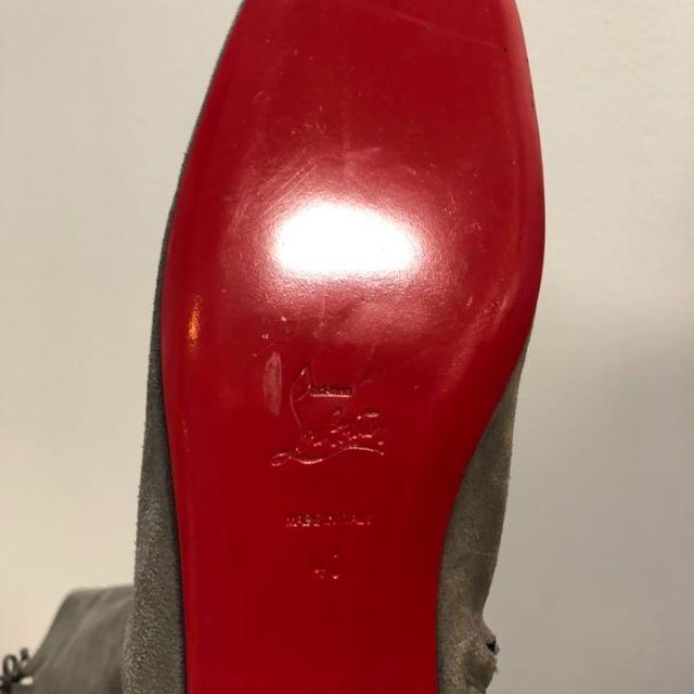 Christian Louboutin(クリスチャンルブタン)の美品◆Christian Louboutin ロングブーツ 25.5 スウェード レディースの靴/シューズ(ブーツ)の商品写真