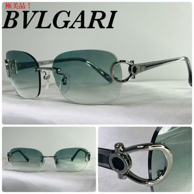 極美品!) BVLGARI ブルガリ ロゴ 6014 サングラス brad-stone.com