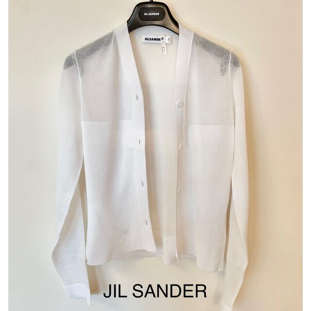 Jil Sander(ジルサンダー)の本日限りお値下げ中　ジルサンダー コットンカーディガン レディースのトップス(カーディガン)の商品写真