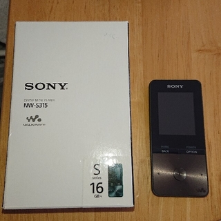 ウォークマン(WALKMAN)のSONY ウォークマン NW-S315(ポータブルプレーヤー)