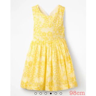 ボーデン(Boden)のmini boden ♡ ワンピース イエロー デイジー バッククロス(ワンピース)