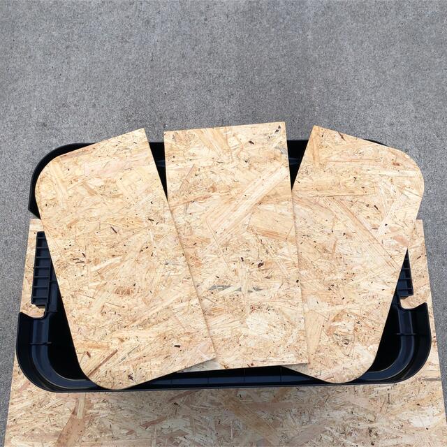 ★トランクカーゴ50L 3枚組 天板 オリジナル作製テーブル キャンプ BBQ スポーツ/アウトドアのアウトドア(テーブル/チェア)の商品写真