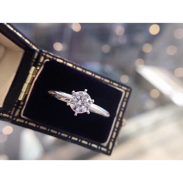 天然ダイヤモンドリング0.5ct k18の通販 by 天然ダイヤモンド&パール's