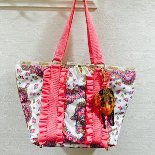 マヌーシュ(MANOUSH)の【美品】マヌーシュ　トートバッグ＆チャーム(トートバッグ)