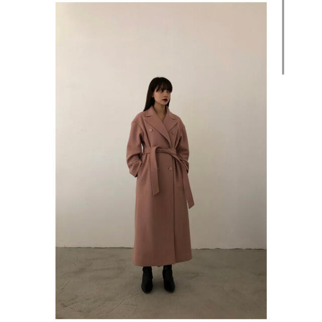 Classy long coat (pink) SR