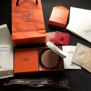 エルメス(Hermes)の新品　エルメス　フェイスパウダー　パーマプラス　口紅　筆　ファンデーション(その他)