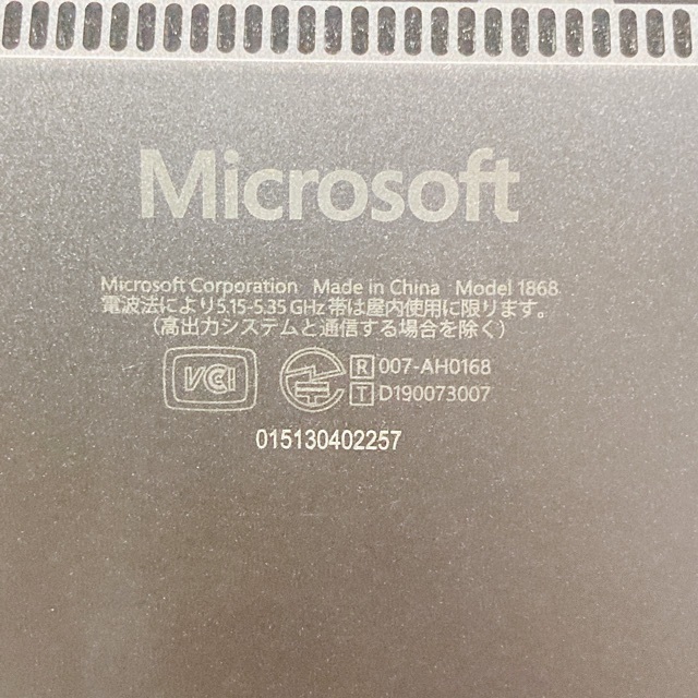 Microsoft(マイクロソフト)の訳あり surface laptop3 第10世代 i5／8GB ／256GB スマホ/家電/カメラのPC/タブレット(ノートPC)の商品写真