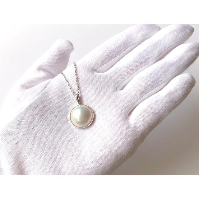 国産品 TASAKI マベパールネックレス SV tdh-latinoamerica.de