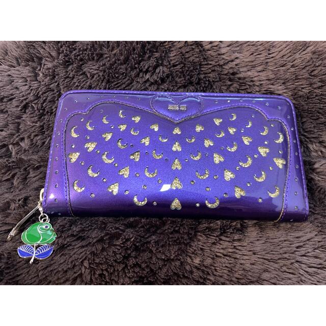 ANNA SUI(アナスイ)の【美品】ANNA SUI アナスイ 長財布 ハートリー エナメル ローズチャーム レディースのファッション小物(財布)の商品写真