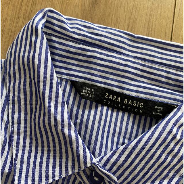 ZARA(ザラ)のZARA トップス ブラウス ストライプ柄 レディースのトップス(シャツ/ブラウス(半袖/袖なし))の商品写真