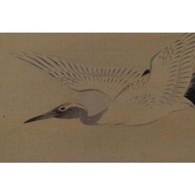 真作】西山芳園/旭波仙禽図/旭波舞鶴図/掛軸☆宝船☆AA-24の通販 真作】西山芳園/旭波仙禽図/旭波舞鶴図/掛軸☆宝船☆AA-24の通販