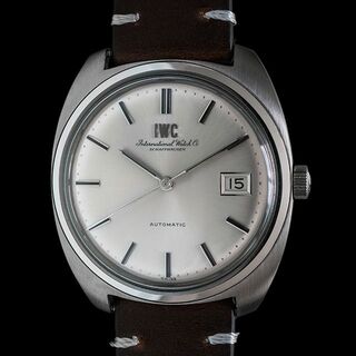 インターナショナルウォッチカンパニー(IWC)の(340) 稼働美品 IWC 自動巻き ダブルロゴ 日差2秒 1976年 メンズ(腕時計(アナログ))