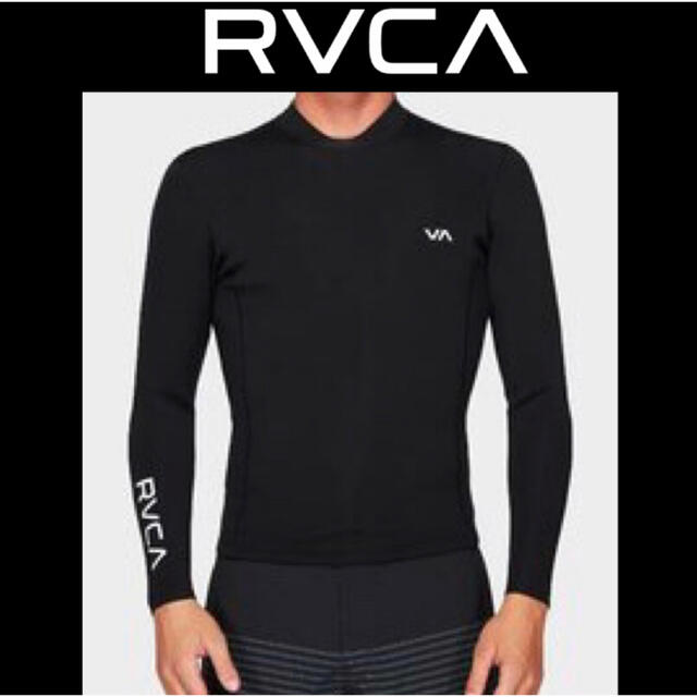 RVCA(ルーカ)のRVCA ルーカ メンズ  長袖タッパー ウェットスーツ ウエット ルカ 黒 スポーツ/アウトドアのスポーツ/アウトドア その他(サーフィン)の商品写真