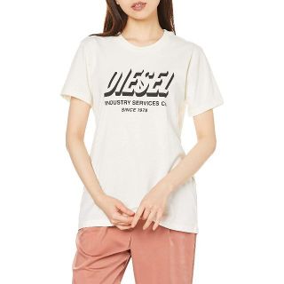 ディーゼル(DIESEL)の【新品未使用】 DIESEL ディーゼル Tシャツ ホワイト Sサイズ ロゴ(Tシャツ(半袖/袖なし))