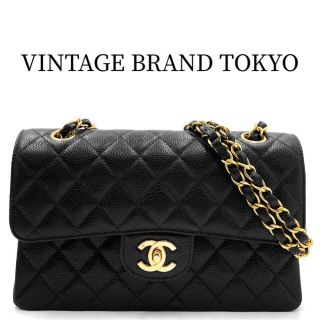 シャネル(CHANEL)の【セール開催中】CHANEL シャネル ショルダーバッグ マトラッセ23 チェーンショルダー Wフラップ Wチェーン ココマーク ターンロック A01113  キャビアスキン   ブラック 黒 ゴールド金具 レディース 人気 美品【中古品】(ショルダーバッグ)