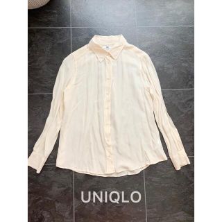 ユニクロ(UNIQLO)のユニクロ♡シルクシアーシャツブラウス(シャツ/ブラウス(長袖/七分))