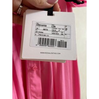 RED VALENTINOプリーツワンピース新品タグ