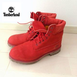 ティンバーランド(Timberland)のティンバーランド◆Timberland ブーツ　レッド　400GRM(ブーツ)