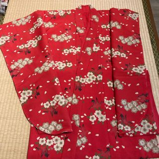 三つ身着物 撫松庵 仕立上り 長襦袢付き 七五三 女の子
