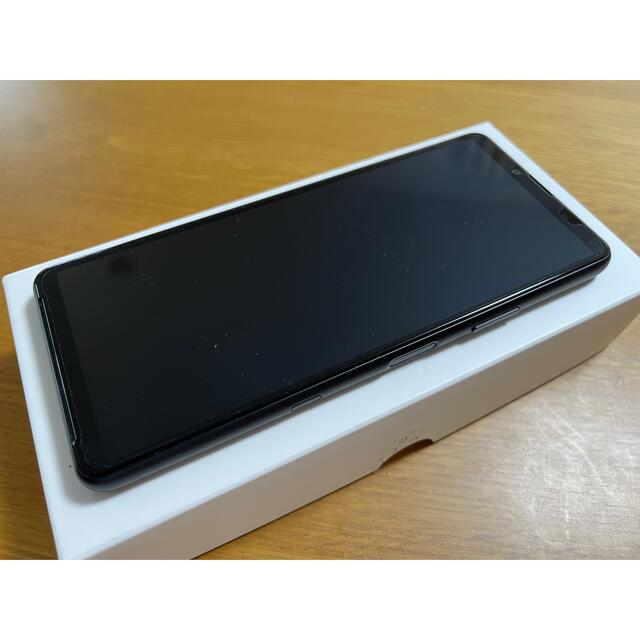 スマートフォン/携帯電話【美品デュアルSIM】Xperia 10 III Lite ブラック カバー付き