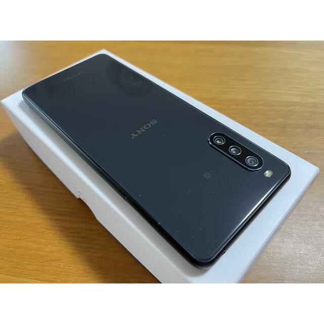 【美品デュアルSIM】Xperia 10 III Lite ブラック カバー付き