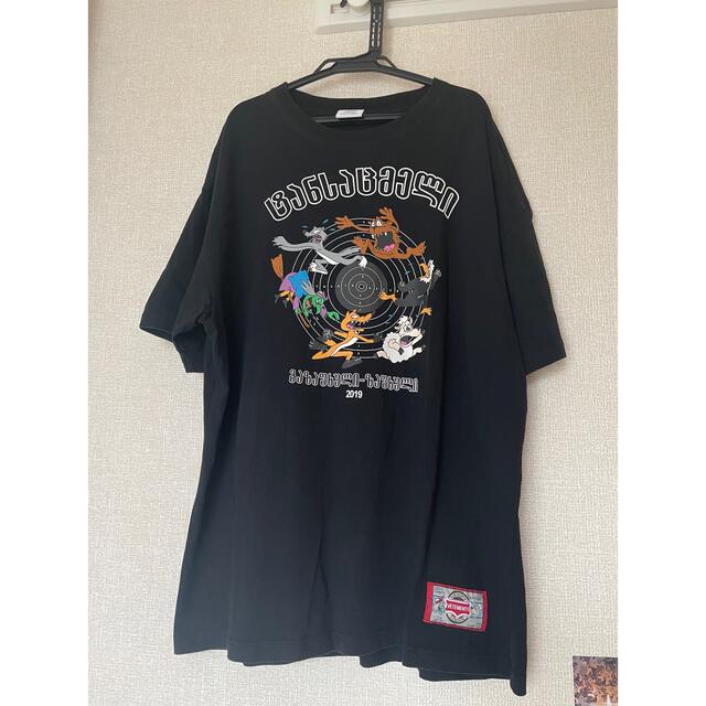 ヴェトモン カートゥーン プリントTシャツ