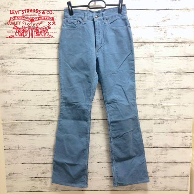 リーバイス ◆Levis W517 ブーツカット コーデュロイ パンツ　ブルー