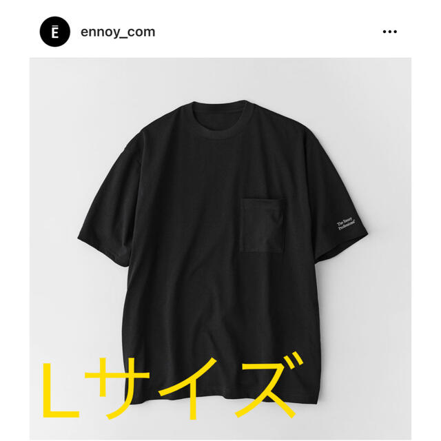 新品未開封　ennoy エンノイ ポケット　Tシャツ　t shirt