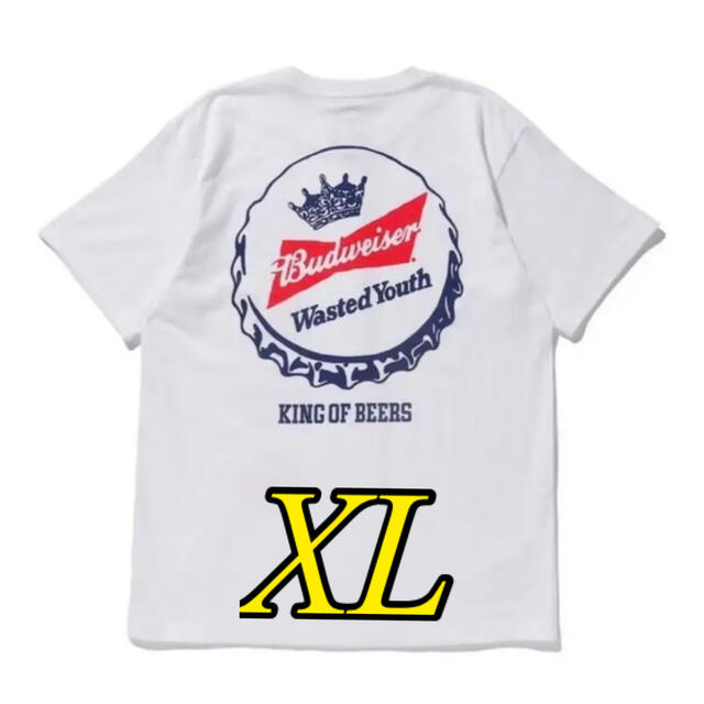 Wasted Youth Budweiser フラワー缶 Tシャツ XL