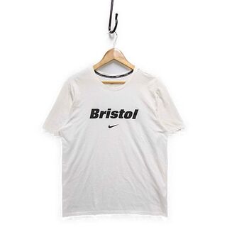 B2324/FCRB×ナイキ Bristol SWOOSH ロゴ Tシャツ 半袖(Tシャツ/カットソー(半袖/袖なし))